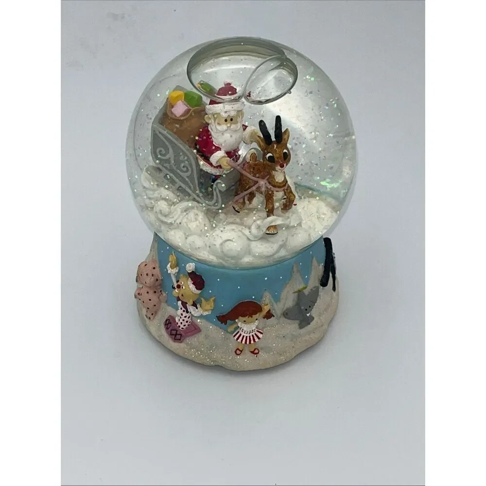 Rudolph Reindeer Island Of Misfit Toys  Enesco Music box Works Great